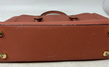 Load image into Gallery viewer, Michael Kors Womens Pink Saffiano Leather Double Handle Magnetic Satchel Bag