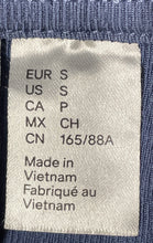 Load image into Gallery viewer, Divided By H&M Womens Blue Sleeveless Boat Neck Ruched Blouse Top Size S