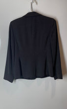 Load image into Gallery viewer, Ann Taylor Womens Black Long Sleeve Pockets Collared Blazer Jacket Size 2P