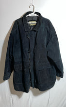 Load image into Gallery viewer, Gianti Collection Mens Black Leather Long Sleeve Button-Front Jacket Size XXL