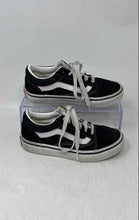 Load image into Gallery viewer, Vans Kids Old Skool 500714 Black White Low Top Lace-Up Sneaker Shoes Size 13
