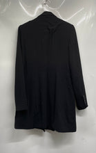Load image into Gallery viewer, T Tahari Womens Black Long Sleeve Notch Lapel Double-Breasted Blazer Size 6