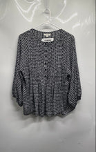 Load image into Gallery viewer, Max Studio Womens Multicolor Printed Long Sleeve Blouse Top Size Medium