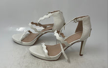 Load image into Gallery viewer, Kelly & Katie Womens Litton White High Heel Platform Strappy Sandals Size 8M