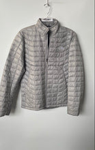 Load image into Gallery viewer, The North Face Mens Gray ThermoBall Eco Full-Zip Quilted Jacket Size Small