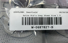 Load image into Gallery viewer, Asics Kids Contend 9 1014A338 Gray Low Top Hook & Loop Sneaker Shoes Size 1.5