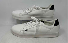 Load image into Gallery viewer, Maison London Mens White Blue Lace-Up Low Top Round Toe Sneakers Shoes Sz EUR 46