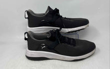 Load image into Gallery viewer, Puma Mens Fusion EVO 193850-01 Black White Low Top Lace-Up Golf Shoes Size 10.5