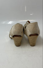 Load image into Gallery viewer, Kanna Womens Beige Buckle Ankle Strap Wedge Heel Espadrille Sandals Size 38