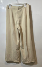 Load image into Gallery viewer, Anewsta Womens Beige Slash Pockets Belt Loops Wide-Leg Dress Pants Size Large