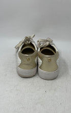 Load image into Gallery viewer, Michael Kors Womens Colby White Golden Lace-Up Sneaker Shoes Size 6M