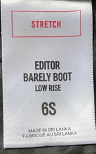 Load image into Gallery viewer, Express Womens Black Stretch Editor Barely Bootcut Leg Dress Pants Size 6S
