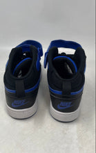 Load image into Gallery viewer, Nike Boys Court Borough Mid 2 CD7782 Blue Black Mid Top Sneaker Shoes Size 4.5Y