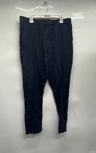 Load image into Gallery viewer, H&M Mens Dark Blue Flat Front Drawstring Straight Leg Jogger Pants Size 38R