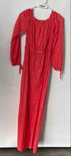 Load image into Gallery viewer, Michael Kors Womens Red Printed Off-The-Shoulder Maxi Dress Size Small