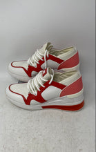 Load image into Gallery viewer, Michael Kors Womens HJ19C Red White Round Toe Lace-Up Sneaker Shoes Size 7M