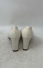 Load image into Gallery viewer, Taryn Rose Womens White Leather Peep Toe Slip-On Pump Heels Size EU 37 M
