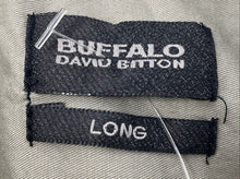 Load image into Gallery viewer, Buffalo By David Bitton Mens Khaki Short Sleeve Utility Button-Up Shirt Size L