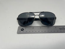 Load image into Gallery viewer, Authentic Prada Men's Black Silver Gunmetal Polarized Aviator Sunglasses (NCL)