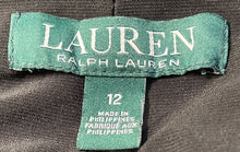 Load image into Gallery viewer, Lauren Ralph Lauren Womens Black Printed Long Sleeve Wrap Dress Size 12