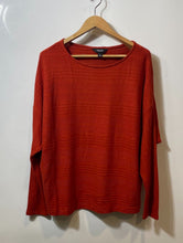 Load image into Gallery viewer, Authentic Simply Vera Vera Wang Womens Red Long Sleeve Blouse Top Size L