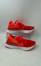 Load image into Gallery viewer, Nike Womens React Infinity Run Red White Lace-Up Low Top Sneaker Shoes Size 8