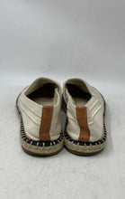 Load image into Gallery viewer, Zara Womens Beige Canvas Closed Toe Espadrille Slip-On Flats Size EUR 42