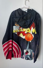Load image into Gallery viewer, Members Only Mens Multicolor Printed Space Jam Windbreaker Jacket Size XL