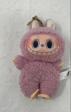Load image into Gallery viewer, Pop Mart Purple Labubu Monsters Stuffed Figure Keychain Plush Toy