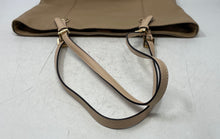 Load image into Gallery viewer, Michael Kors Womens Beige Leather Inner Pocket Double Handle Tote Handbag