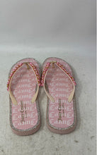 Load image into Gallery viewer, Juicy Couture Womens Bling Pink Slip-On Flip-Flop Sandals Size 7