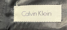 Load image into Gallery viewer, Calvin Klein Mens Black Wool Long Sleeve Single-Breasted Two-Button Blazer 46R