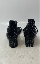 Load image into Gallery viewer, Steve Madden Womens Irenee Black Studded Block Ankle Strap Sandals Size 7M