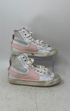Load image into Gallery viewer, Nike Womens Blazer Mid 77 Jumbo DQ1471-101 White Pink Sneakers Shoes Size 5