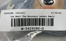 Load image into Gallery viewer, Pop Mart Blue Labubu The Monsters Vinyl Plush Keychain Replica