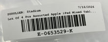 Load image into Gallery viewer, Lot Of 4 Pcs Assorted Apple iPad Touchscreen Tablets Not Tested For Parts