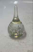 Load image into Gallery viewer, Decorative Clear Bubbly Art Glass Water Drop Teardrop Shaped Paperweight