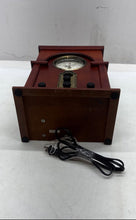 Load image into Gallery viewer, Antique Divine 268 (N) Brown Roman Numerals Round Analog Dial Radio Mantel Clock