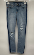 Load image into Gallery viewer, Abercrombie & Fitch Womens Blue Harper Low Rise Skinny Leg Ankle Jeans Size 25/0