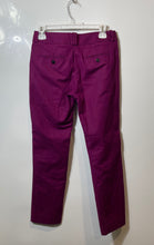 Load image into Gallery viewer, Calvin Klein Womens Purple Flat Front Pockets Straight Leg Ankle Pants Size 2