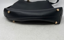 Load image into Gallery viewer, Anne Klein Womens Black Bottom Stud Zipper Inner Pocket Shoulder Handbag
