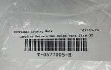 Load image into Gallery viewer, Authentic Carolina Herrera Womens Beige Regular Fit Trouser Pants Size EUR 32