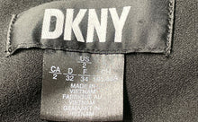 Load image into Gallery viewer, DKNY Womens Black Flutter Sleeve Back-Zip Sheath Dress Size 2