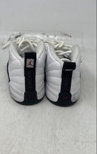 Load image into Gallery viewer, Nike Kids Air Jordan 12 Retro White Black Lace-Up Sneaker Shoes Size 7C