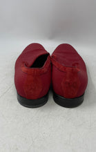Load image into Gallery viewer, Mark Chris Mens Inferno Red Leather Slip-On Loafer Shoes Size EUR 46