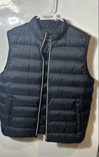 Load image into Gallery viewer, Michael Kors Mens Black Sleeveless Mock Neck Full-Zip Puffer Vest Size Large
