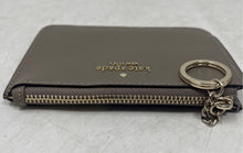Load image into Gallery viewer, Kate Spade New York Womens Laurel Way Bitsy Gray Leather Mini Coin Wallet