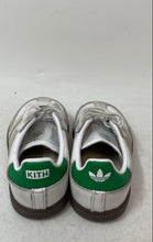 Load image into Gallery viewer, Adidas Kids Samba JP5112 White Green Low Top Slip-On Sneaker Shoes Size 7.5K