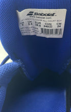 Load image into Gallery viewer, Babolat Boys Jet Mach 3 All Court Blue Low Top Lace-Up Sneaker Shoes Size 6