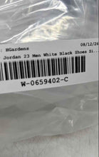 Load image into Gallery viewer, Nike Womens Air Jordan 1 Low DC0774-100 White Black Lace-Up Sneakers Shoes Sz 8